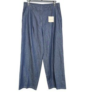 Calvin Klein Relaxed Fit Jeans Dark Rinse Denim Trousers Womens Size 32W/R NWT